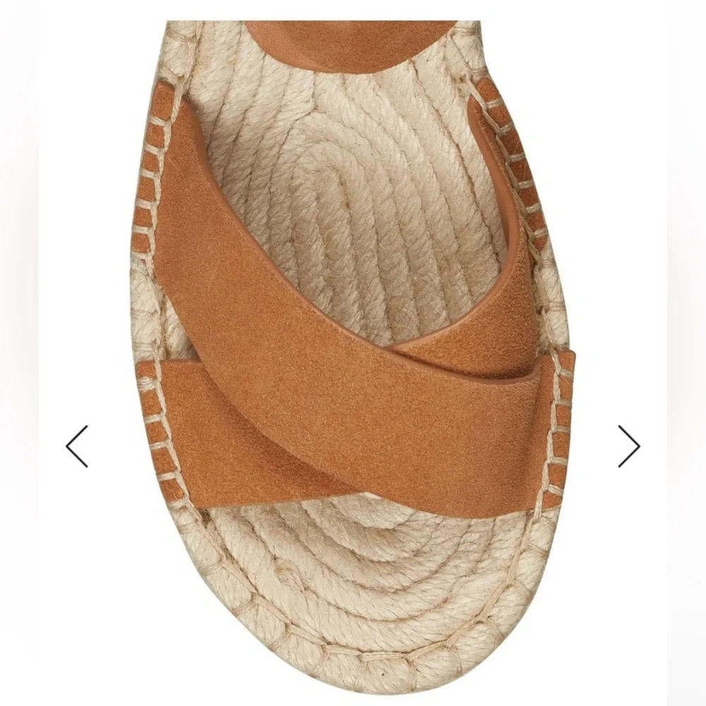 Lucky Brand‎ Audrinah suede wedge heels. NWOT. Retail 98
